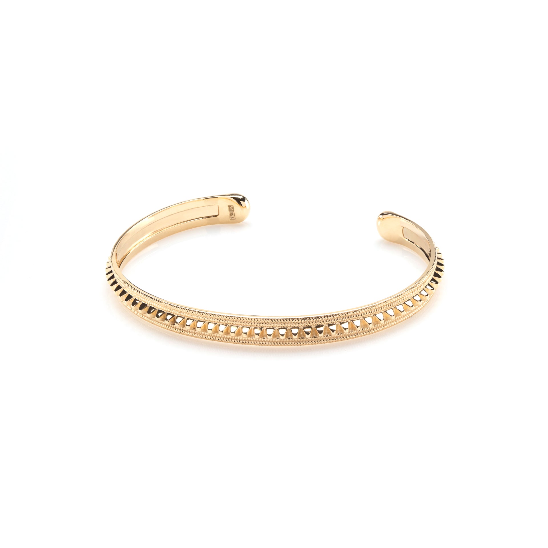 Hab El Hayl Bangle in Yellow Gold - Al Zain Jewellery