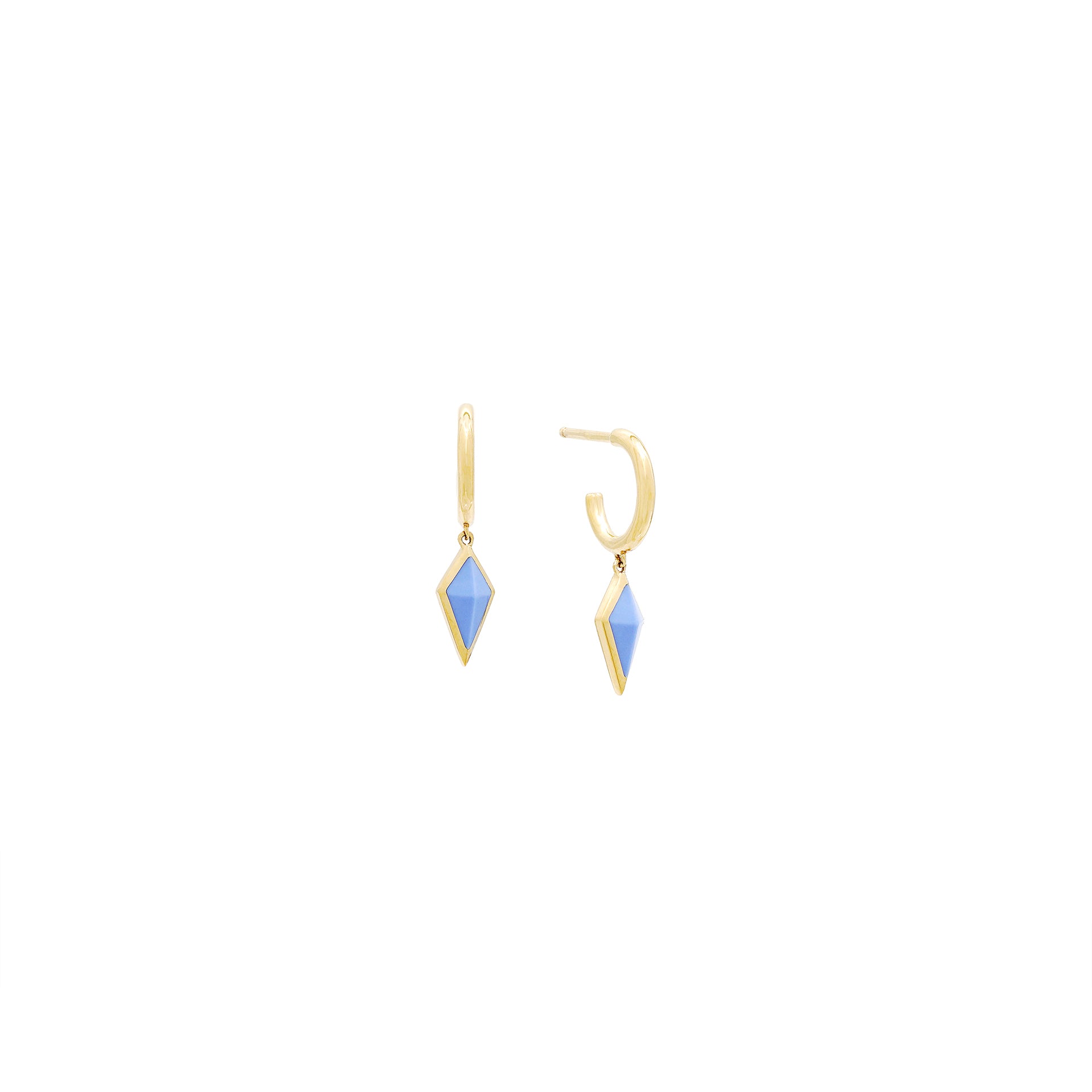 Al Merta’shah Earrings in Blue Agate