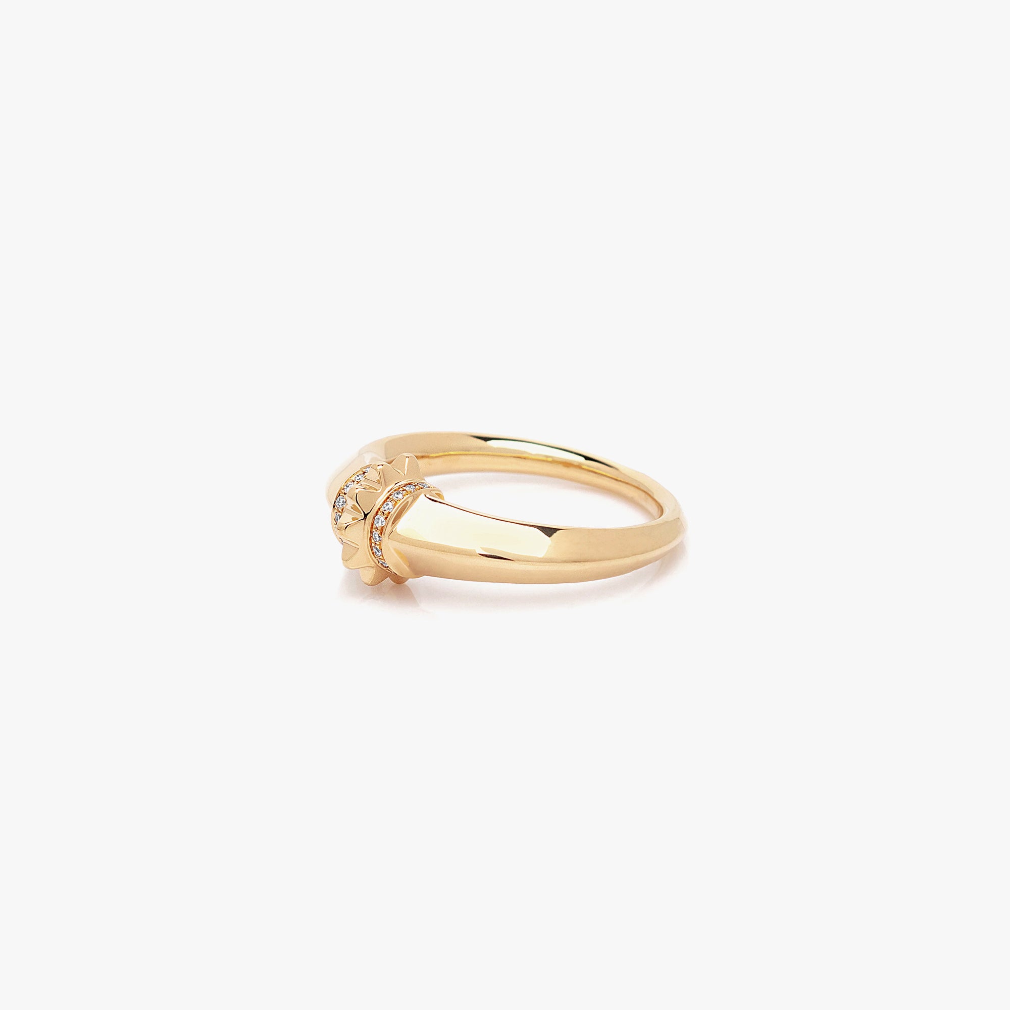 18k Hab El Hayl Origins Ring in Yellow Gold with Diamonds