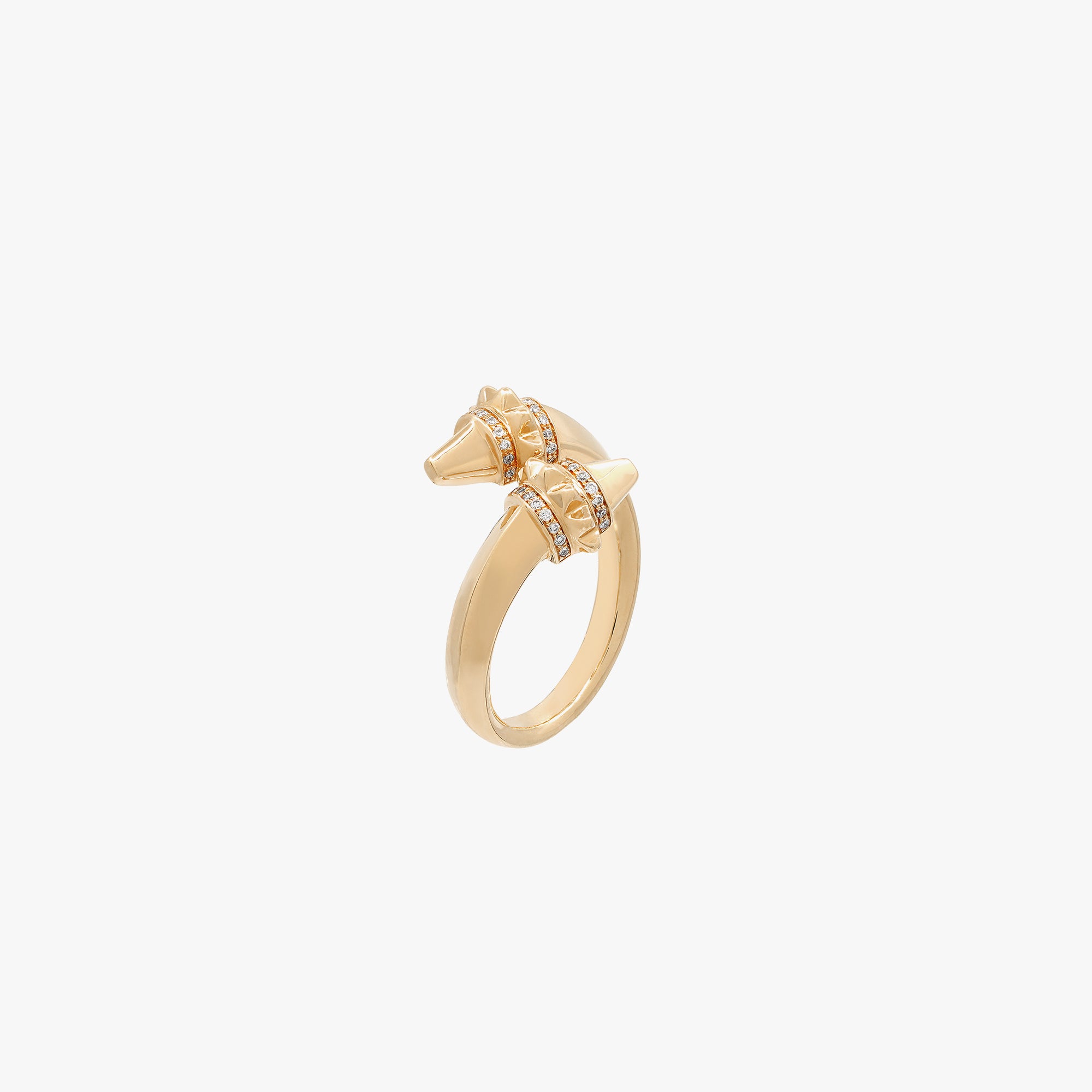 18k Hab El Hayl Origins Ring in Yellow Gold with Diamonds