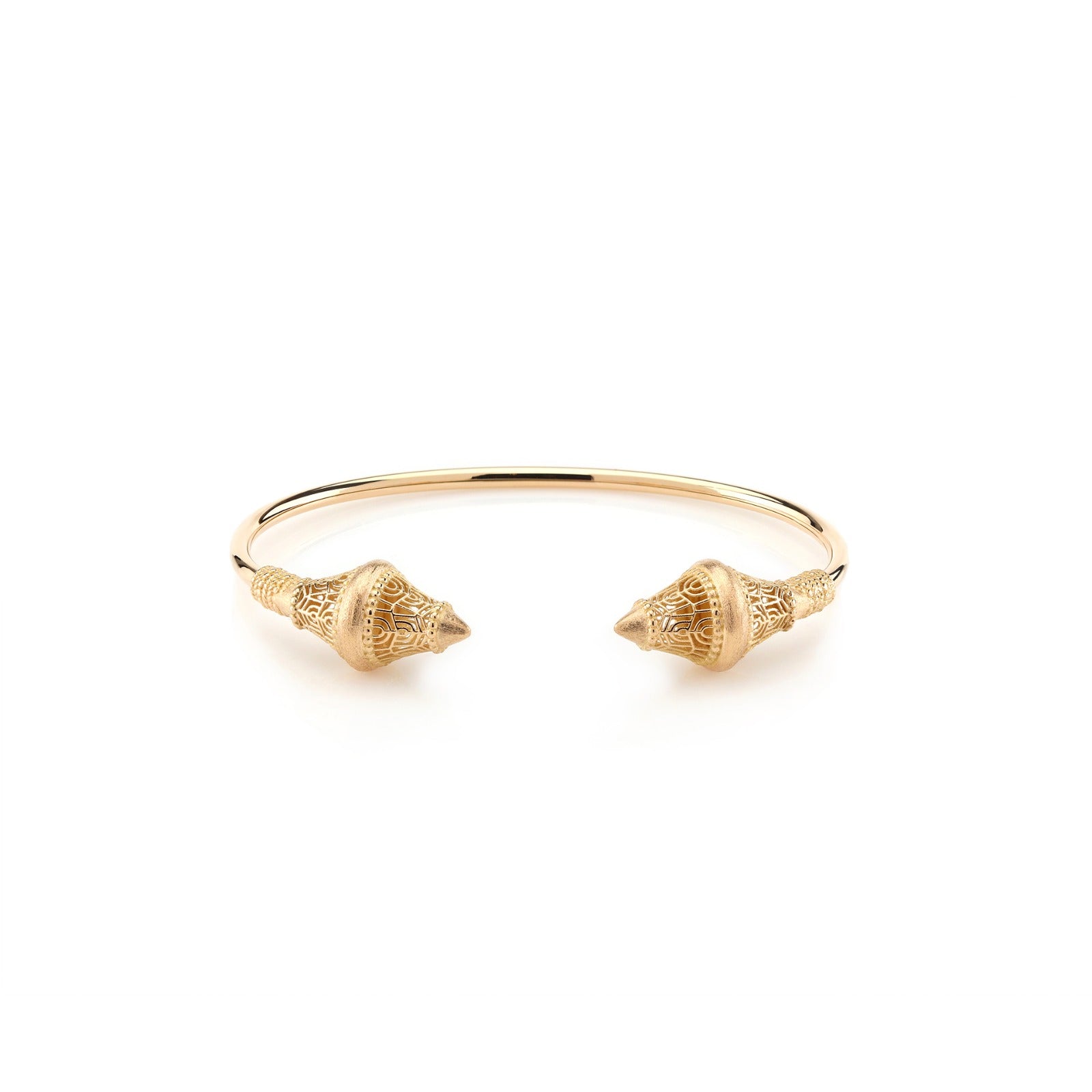 Al Merriyah Bangle in 18k Yellow Gold Matte Polish