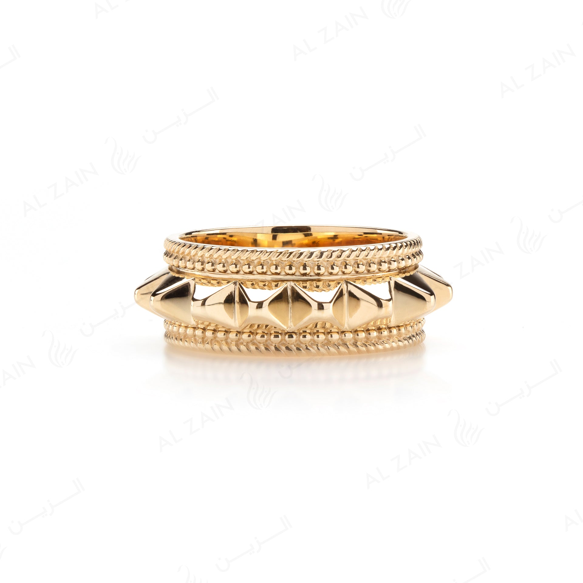 Hab El Hayl Ring in Yellow Gold - Al Zain Jewellery