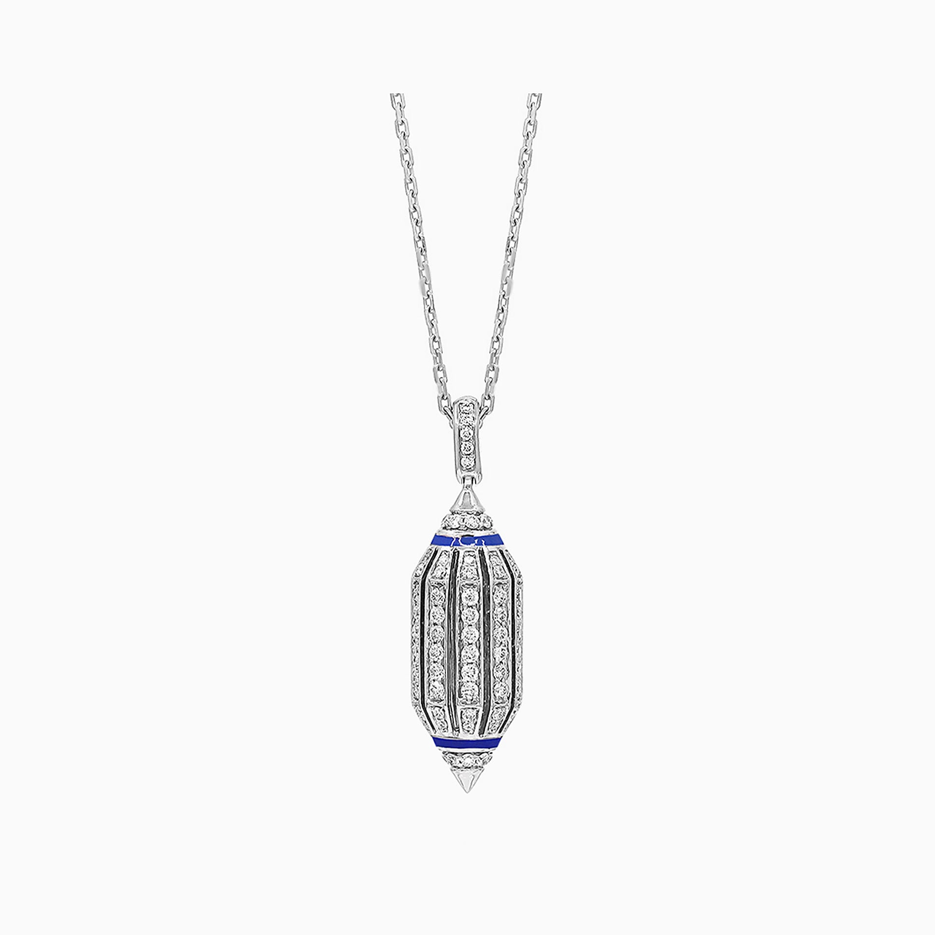 Al Zain Jewellery Al Merriyah Diamond pendant necklace on a white background