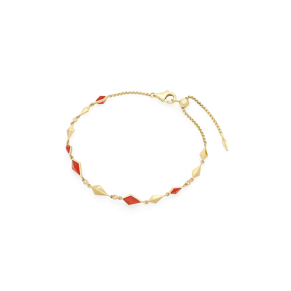 Al Merta’shah Bracelet in Diamonds and Red Agate