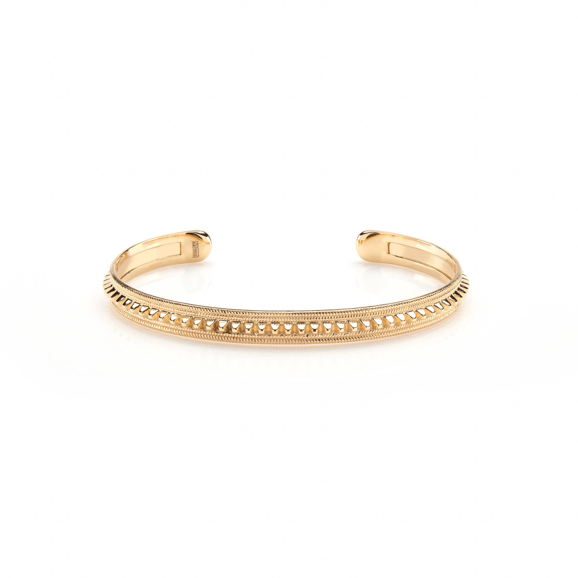 Hab El Hayl Bangle in Yellow Gold - Al Zain Jewellery