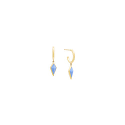 Al Merta’shah Earrings in Blue Agate