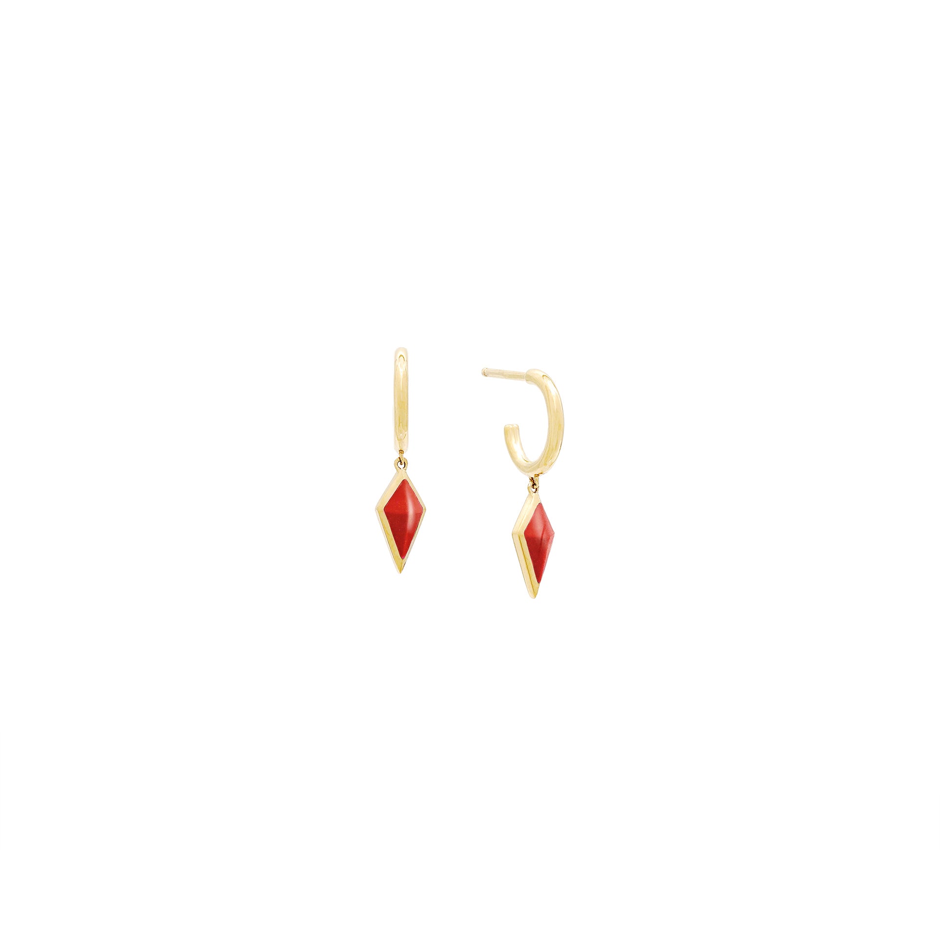 Al Merta’shah Earrings in Red Agate