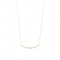 Natural Pearl Necklace in Yellow Gold