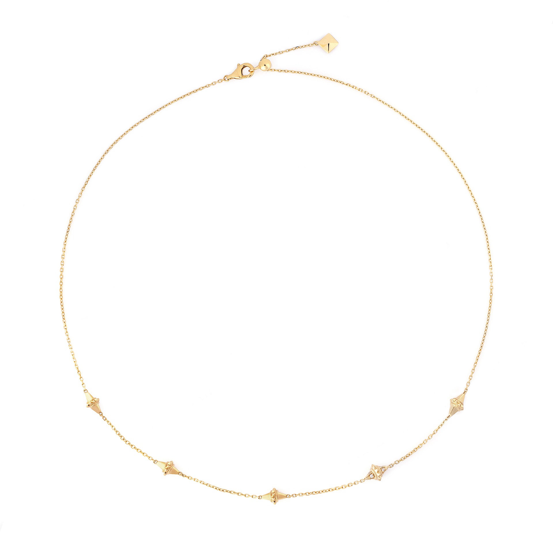 18k Hab El Hayl Origins Choker in Yellow Gold with Diamonds