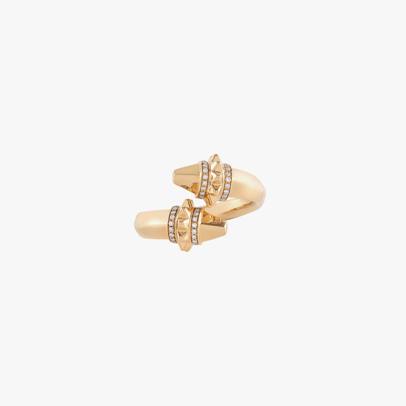 18k Hab El Hayl Origins Ring in Yellow Gold with Diamonds