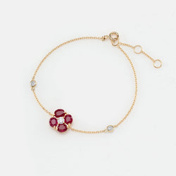 Precious Petals Bracelet in 18k Yellow Gold - Al Zain Jewellery