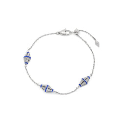 Al Merriyah Hyceram Bracelet In White Gold With Diamonds