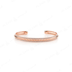 Hab El Hayl 2nd Edition Bangle in Rose Gold with Diamonds