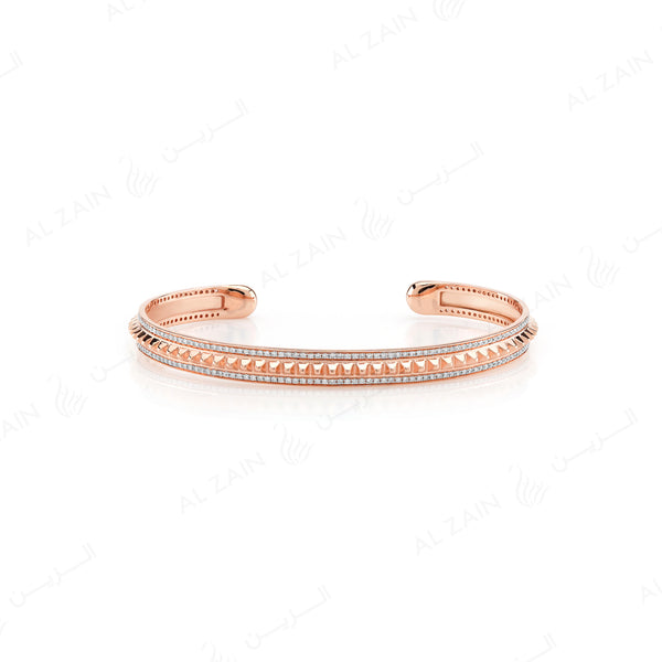 Hab El Hayl 2nd Edition Bangle in Rose Gold with Diamonds
