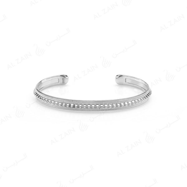 Hab El Hayl Bangle in 18k White Gold