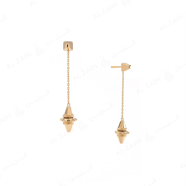 Hab El Hayl Earrings in Yellow Gold