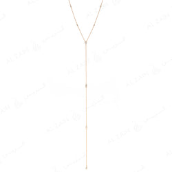 Nina Necklace in Yellow Gold with Diamonds