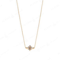 Hab El Hayl Necklace in Yellow Gold with Diamonds - Al Zain Jewellery