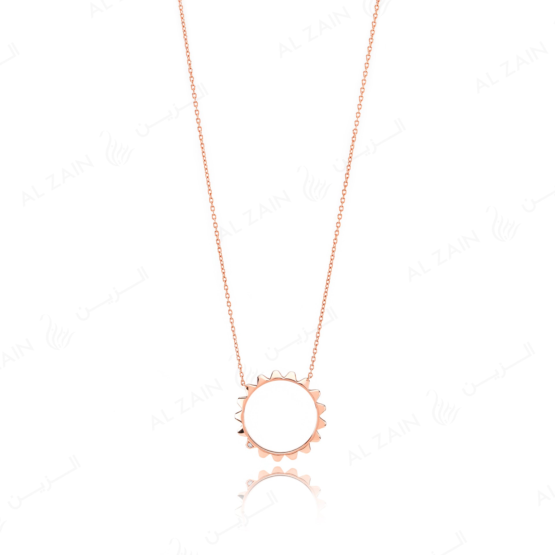 Hab El Hayl 2nd Edition Necklace in Rose Gold with Diamond