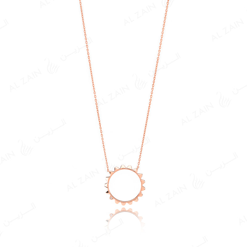 Hab El Hayl 2nd Edition Necklace in Rose Gold with Diamond