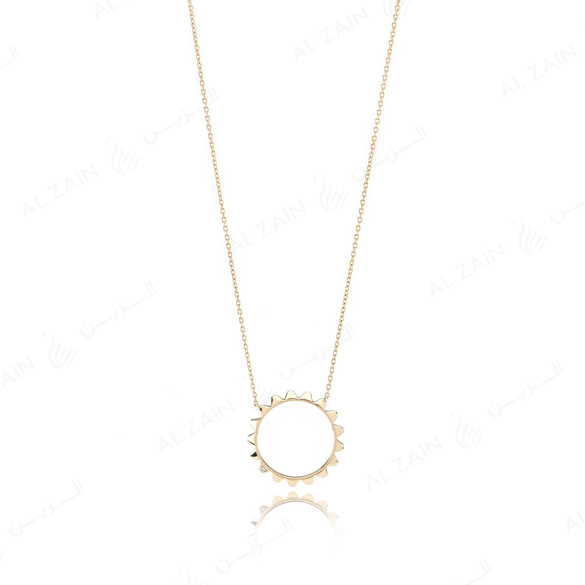 Hab El Hayl 2nd Edition Necklace in Yellow Gold with Diamond