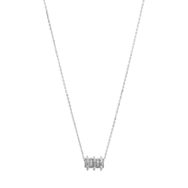 18kHab El Hayl Evolution Necklace in White Gold with Diamonds
