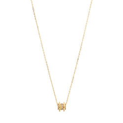 18k Hab El Hayl Evolution Necklace in Yellow Gold with Diamonds
