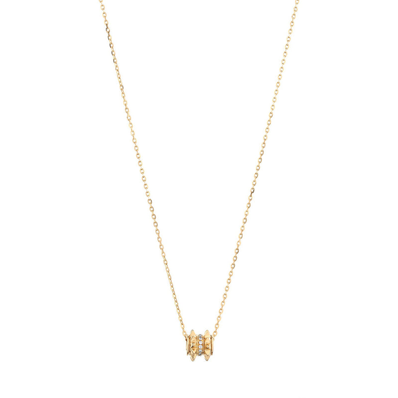 18k Hab El Hayl Evolution Necklace in Yellow Gold with Diamonds