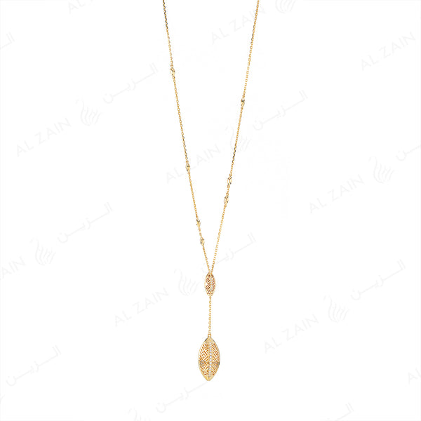 18k Al Merriyah M/5 transformable necklace in yellow gold with diamonds