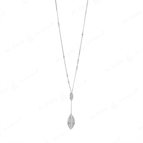 18k Al Merriyah M/5 transformable necklace in white gold with diamonds