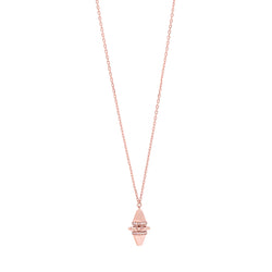 18k Hab El Hayl Origins Necklace in Rose Gold with Diamonds