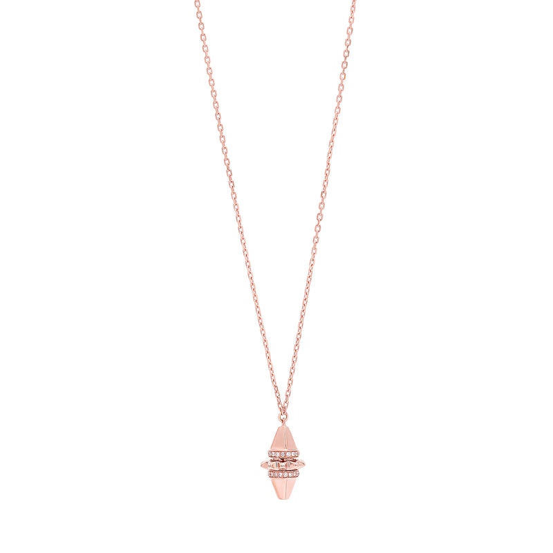 18k Hab El Hayl Origins Necklace in Rose Gold with Diamonds