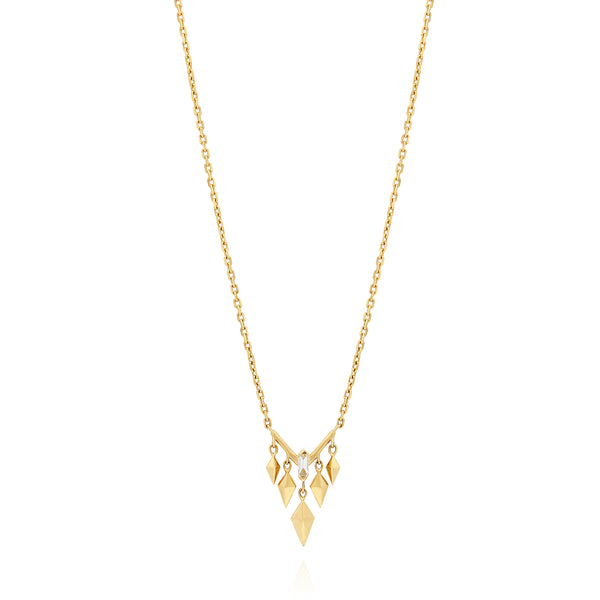 Al Merta’shah Narrow Fringe Pendant Necklace