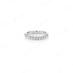 Wedding Band in White Gold