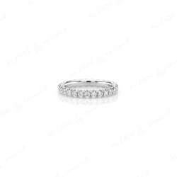 Wedding Band in White Gold
