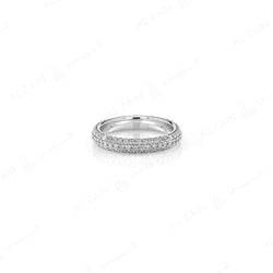 Wedding Band in White Gold