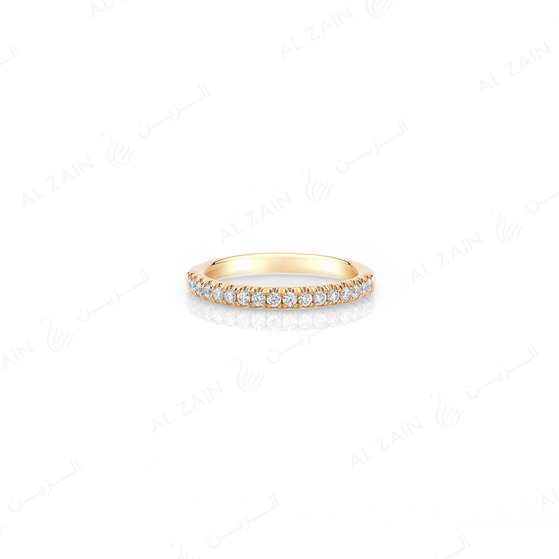Wedding Band in Yellow Gold