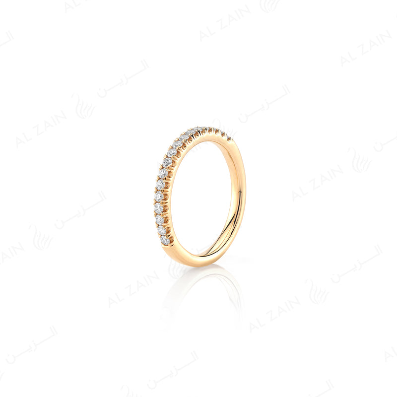 Wedding Band in Yellow Gold