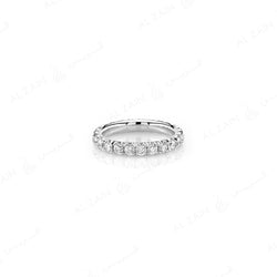 Wedding Band in White Gold