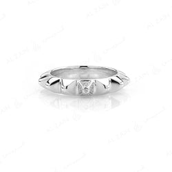 Hab El Hayl 2nd Edition Ring in White Gold with Diamonds