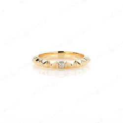 Hab El Hayl 2nd Edition Ring in Yellow Gold with Diamonds