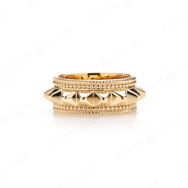 Hab El Hayl Ring in Yellow Gold - Al Zain Jewellery