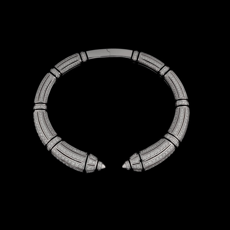 Al Merriyah High Jewellery White Gold Bangle