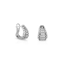 Edge White Gold Earrings 1240