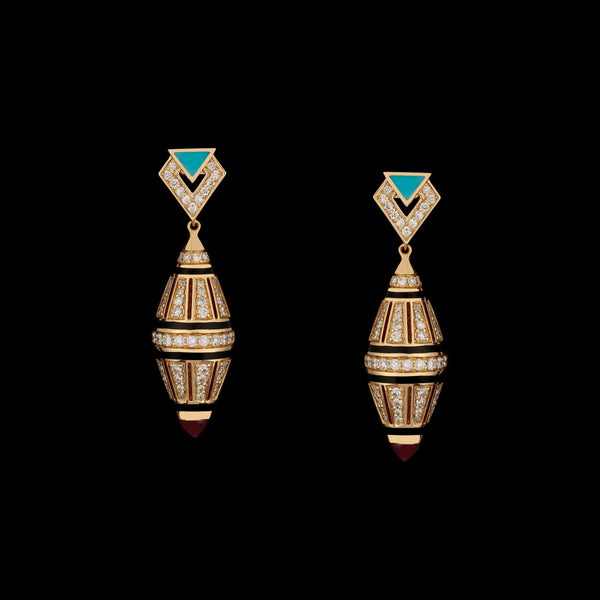 Al Merriyah  Ruby Earrings