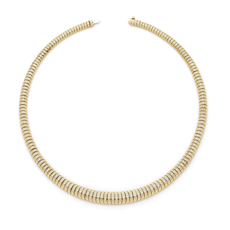 Edge Yellow Gold Necklace 1242