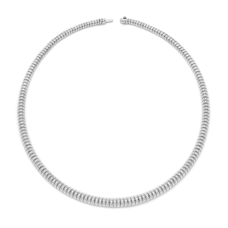 Edge White Gold Necklace 1243
