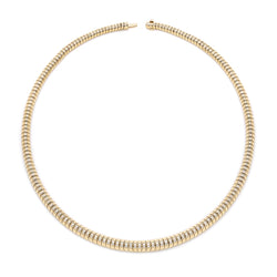 Edge Yellow Gold Necklace 1243