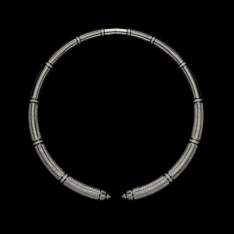 Al Merriyah High Jewellery White Gold Choker