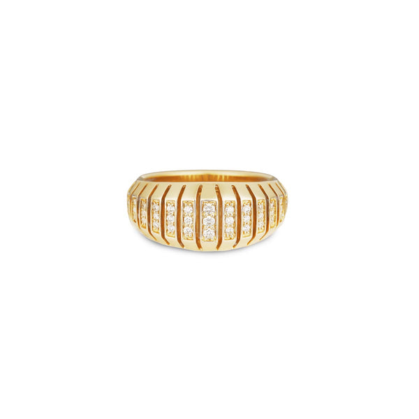 Edge Yellow Gold Ring 1242